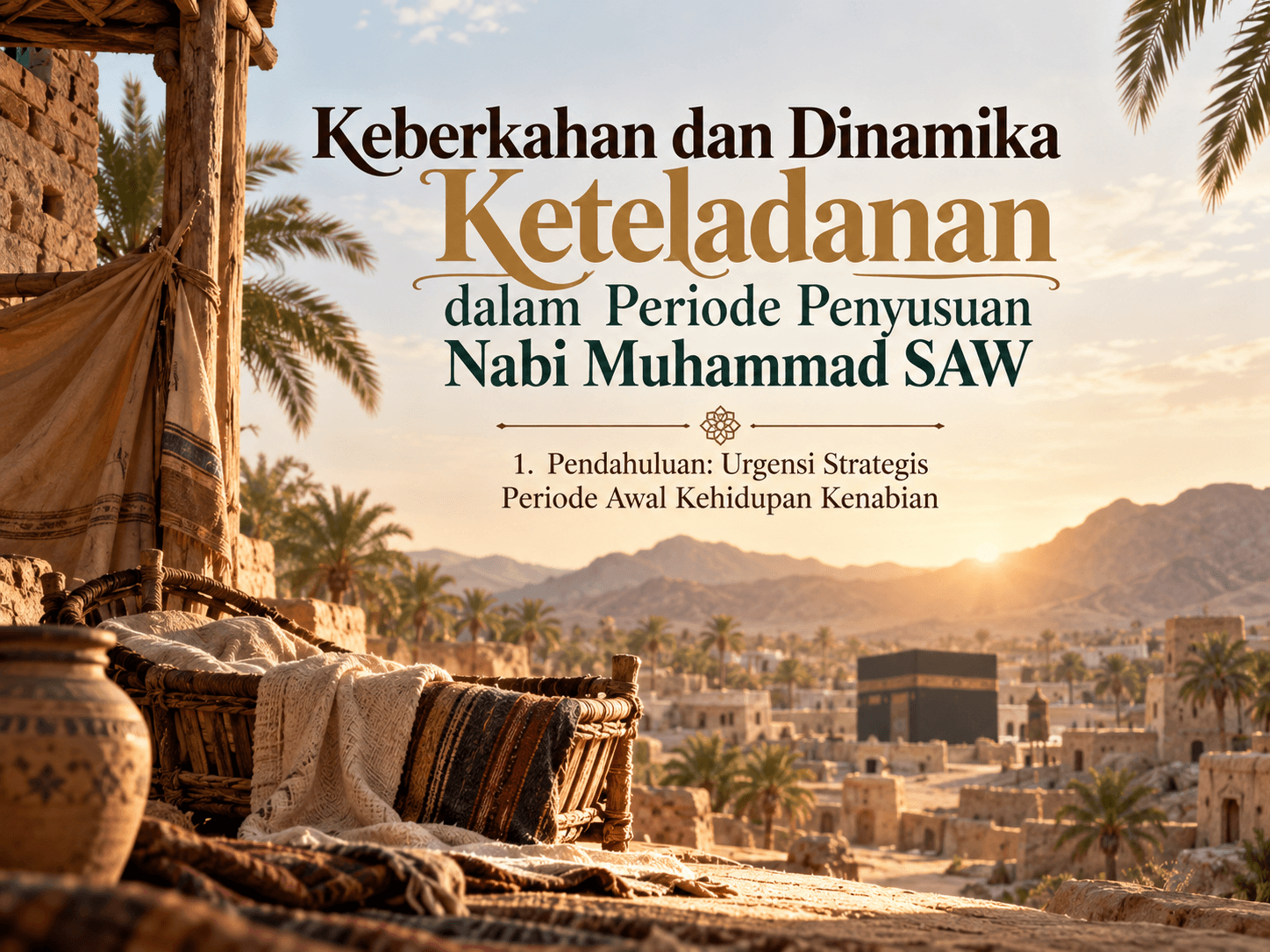 Keberkahan dan Dinamika Keteladanan dalam Periode Penyusuan Nabi Muhammad SAW